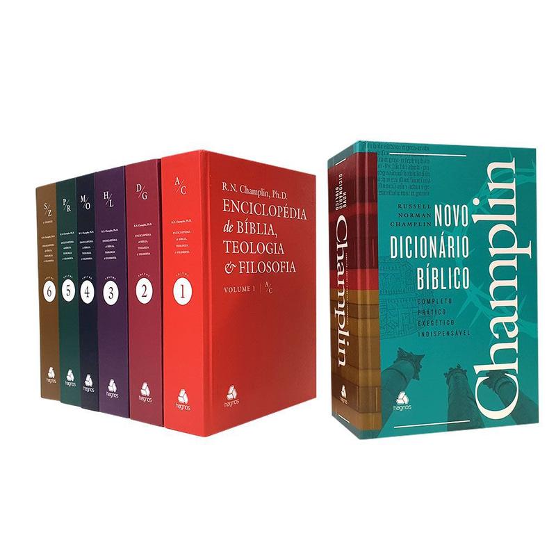Kit Enciclopédia Bíblia Teologia e Filosofia + Novo Dicionário
